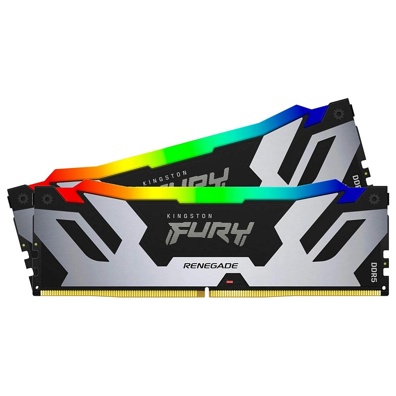 ОЗП Kingston Fury Renegade RGB DDR5 2x16GB 6400 MHz (KF564C32RSAK2-32)