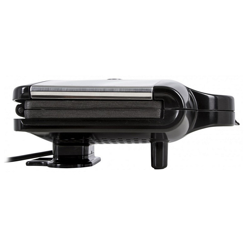 Сэндвичмейкер Moulinex 700Вт, 1 пластина-сэндвич, корпус-нержав.сталь/пластик, черный