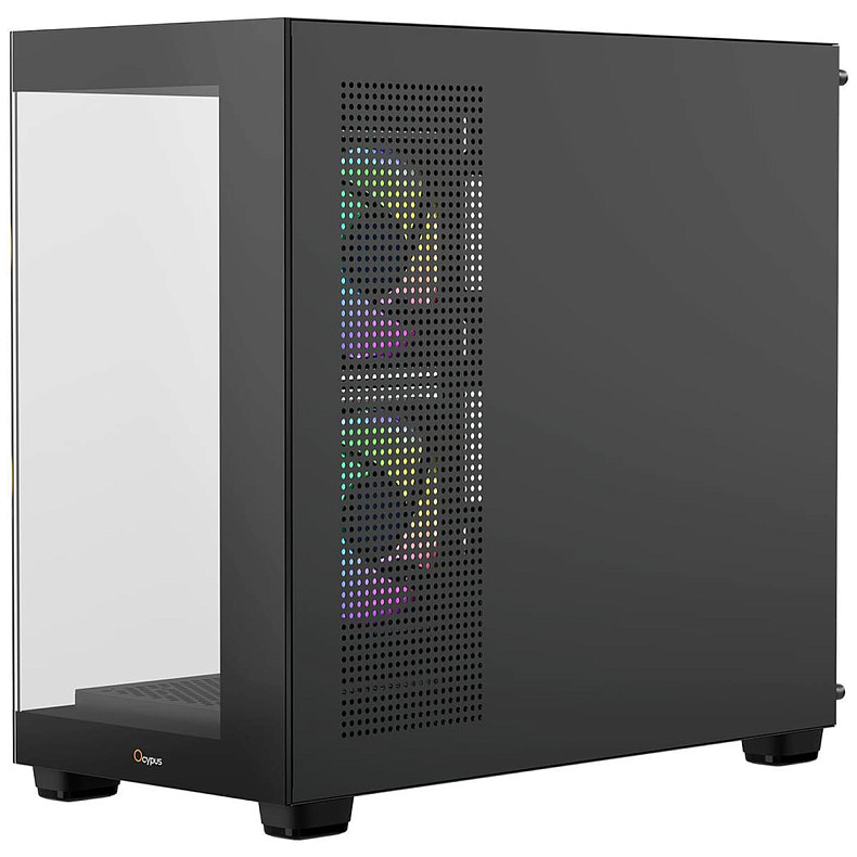 Корпус Ocypus GAMMA C52 W/O PSU, BK ARGB mATX (GAMMA-C52-BKD300XX-GL)