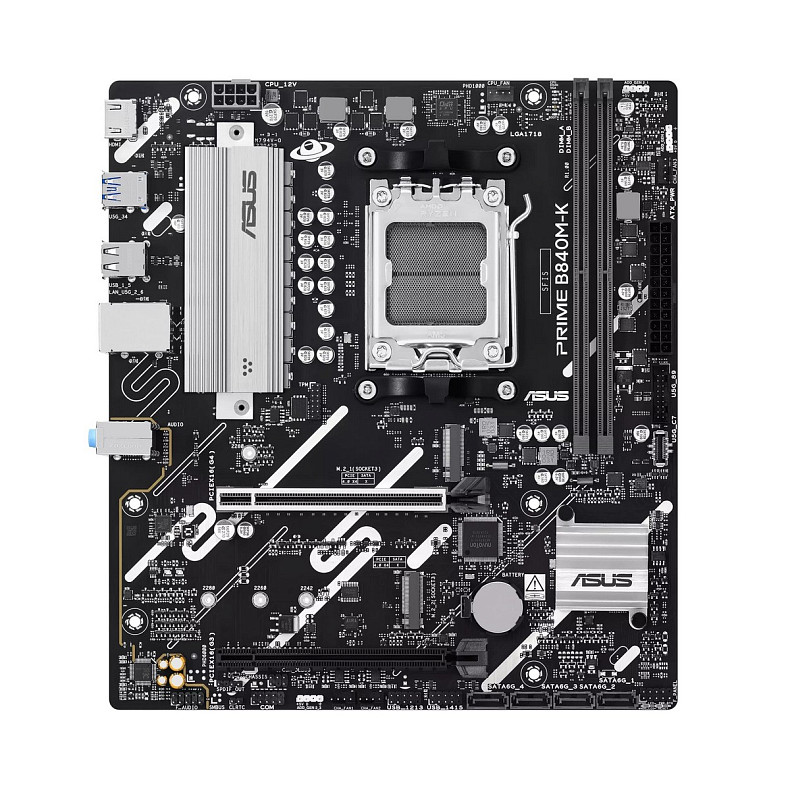 Материнcька плата ASUS PRIME B840M-K sAM5 B840 2xDDR5 M.2 HDMI mATX