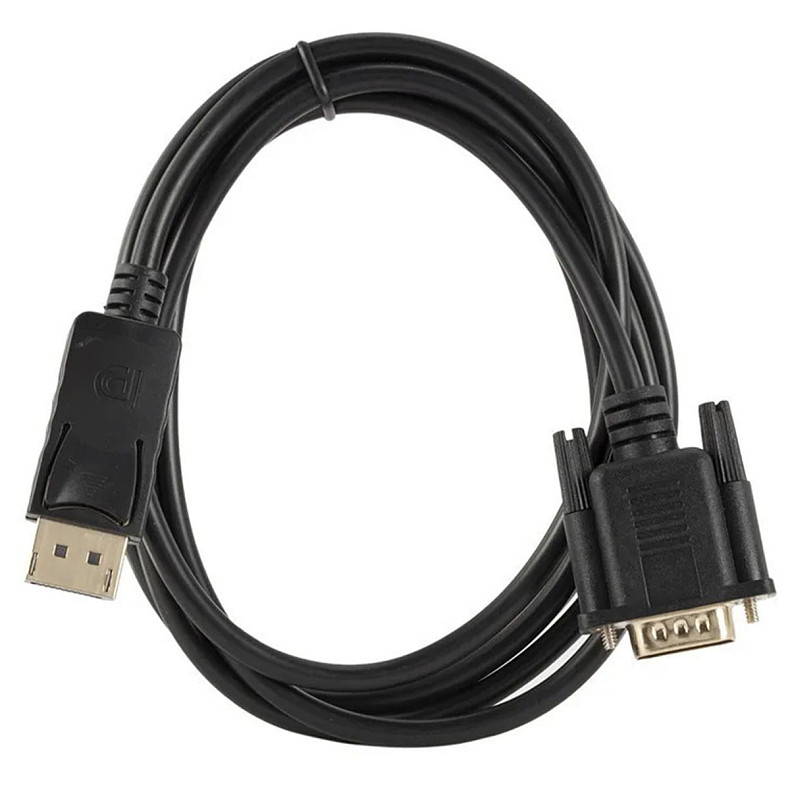 Кабель DisplayPort M - VGA M, 1.8м чорний