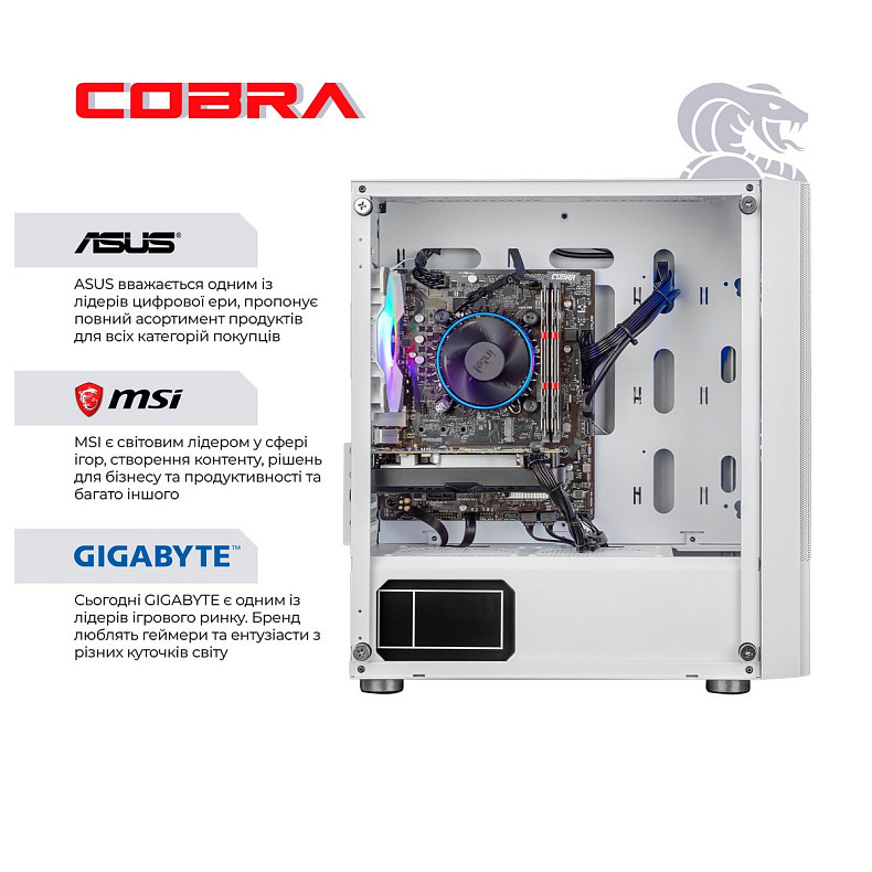 Персональный компьютер COBRA Advanced (I11F.8.H1S4.166S.A4448)