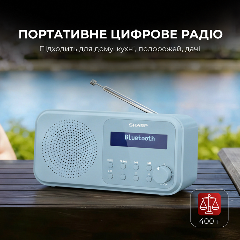 Радиоприемник Sharp DR-P420 Blue