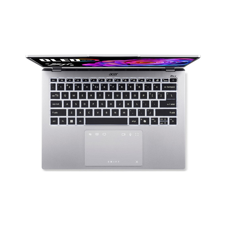 Ноутбук Acer Swift Go 14 SFG14-74 14" WUXGA OLED, Intel U5-225H, 16GB, F512GB, UMA, Win11, сріблясти