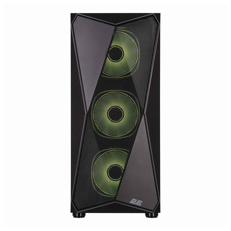 Корпус 2E GAMING Aruba G3313B, без БП 1xUSB3.0, 2xUSB2.0, 5x120мм ARGB, VGA 300мм, LCS ready, HUB, T