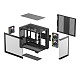 Корпус DeepCool CG330 3F Black (R-CG330-BKNGM3-G) без БП