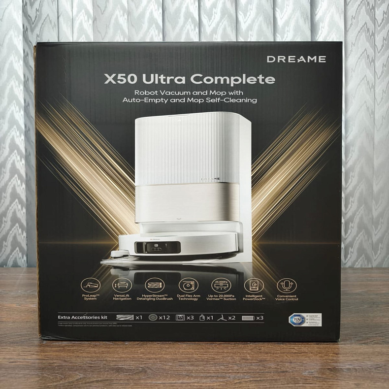 Робот-пилосос миючий Dreame X50 Ultra Complete White - Уцінка
