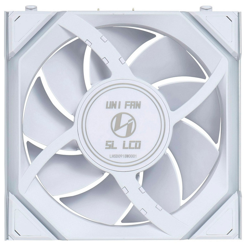 Вентилятор Lian Li Uni Fan SL Wireless LCD Reverse 120-1 White (G99.12RSLLCD1W1W.00)