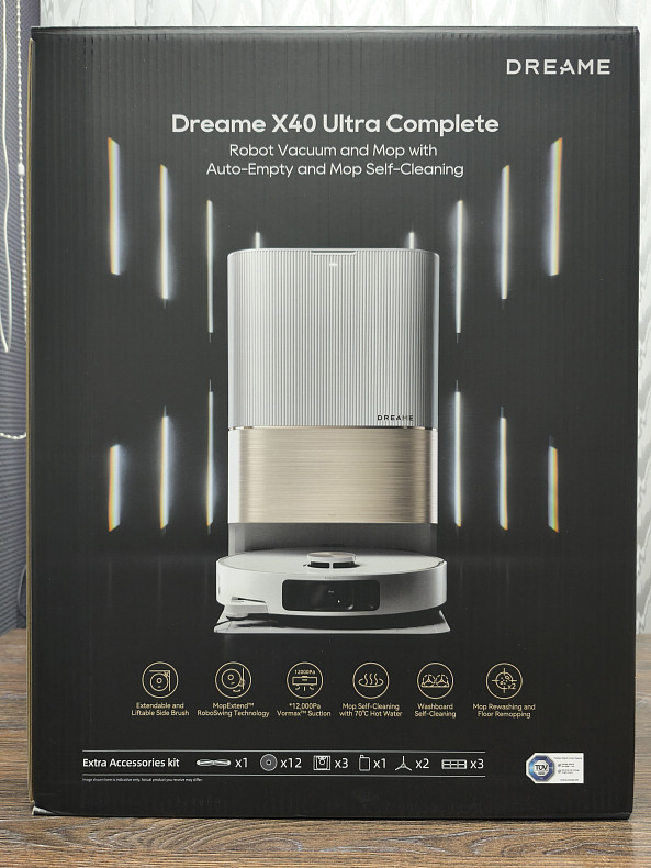 Робот-пылесос моющий Dreame X40 Ultra Complete White - Уценка