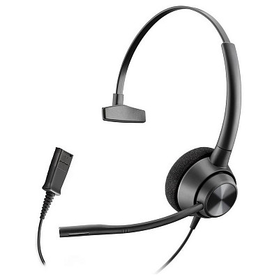 Гарнітура комп'ютерна моно On-ear Poly EncorePro 310, Quick Disconnect, всеспрямований, чорний