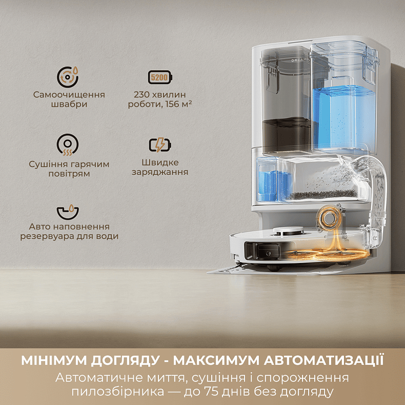 Робот-пылесос Dreame Bot D30 Ultra White
