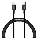 Кабель Baseus Superior Fast Charging USB-C-Lightning, 1м Black (CATLYS-A01)