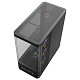 Корпус Modecom VOLCANO AQ200 ARGB MIDI FRONT LCD, 4x120mm fans BLACK без БЖ ATX
