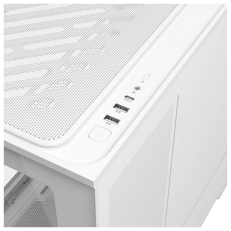 Корпус Asus Prime AP202 ARGB Tempered Glass White без БП (90DC00P3-B19000)