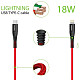 Кабель Intaleo CBRNYTL1 USB-C-Lightning 1.2м Red (1283126504129)