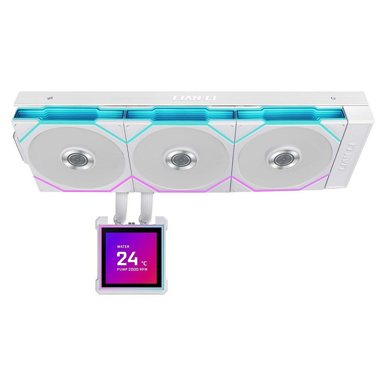 Система водяного охолодження Lian Li HydroShift II LCD-S 360TL White (G89.GHS2LCDS36TW.00)