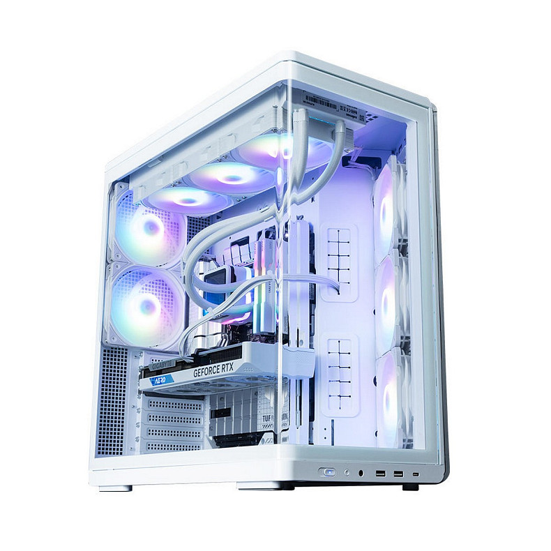 Корпус Zalman P60 без БЖ, 2xUSB3.0, 1x Type C, 3x120мм ARGB Reverse, 2x120мм ARGB, VGA 435мм, LCS re