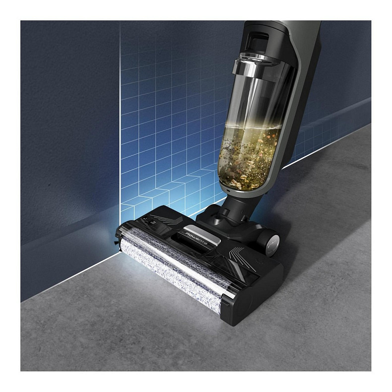 Пылесос Rowenta беспроводной моющий X-Clean 4, 200Вт, конт пыль -0.45л, конт для воды-0.73л, автон. р