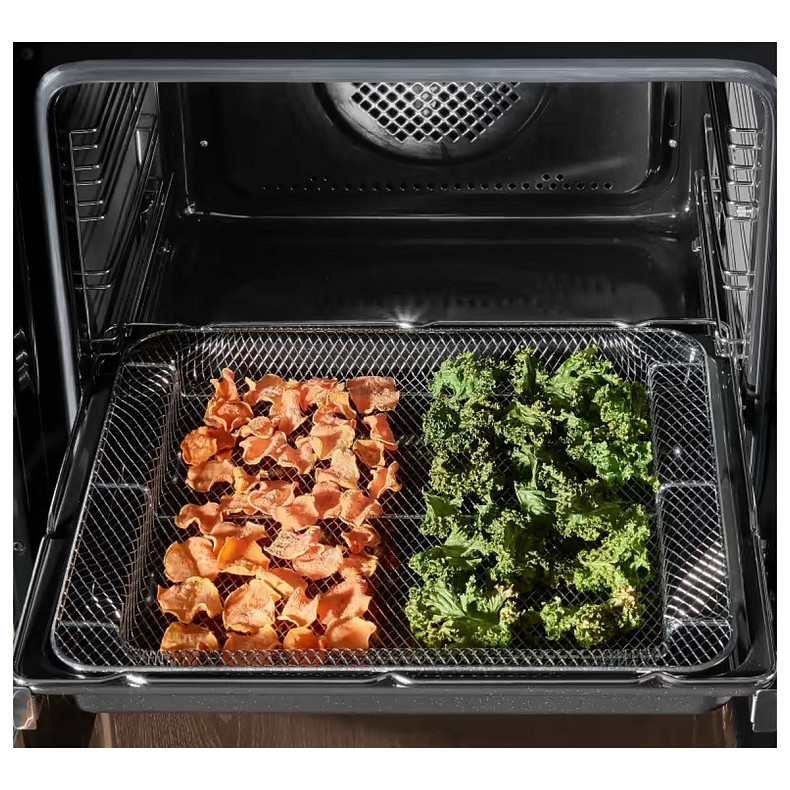 Плита Hansa комбінована, 77л, 60x60см, дисплей, конвекція, чавун, білий