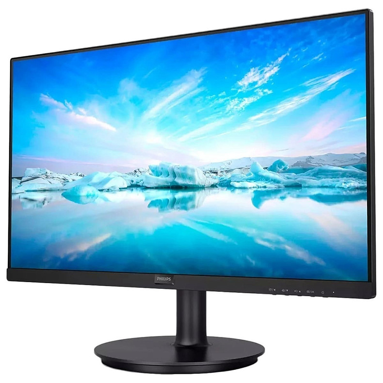 Монитор 23.8" Philips 241V8LAB, VA, 100Hz, 1ms, VGA, HDMI, колонки, черный