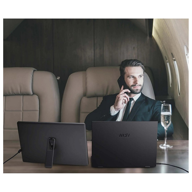 Монітор портативний MSI 15.6" PRO MP161-E2U mHDMI, 2xUSB-C, MM, IPS, Cover