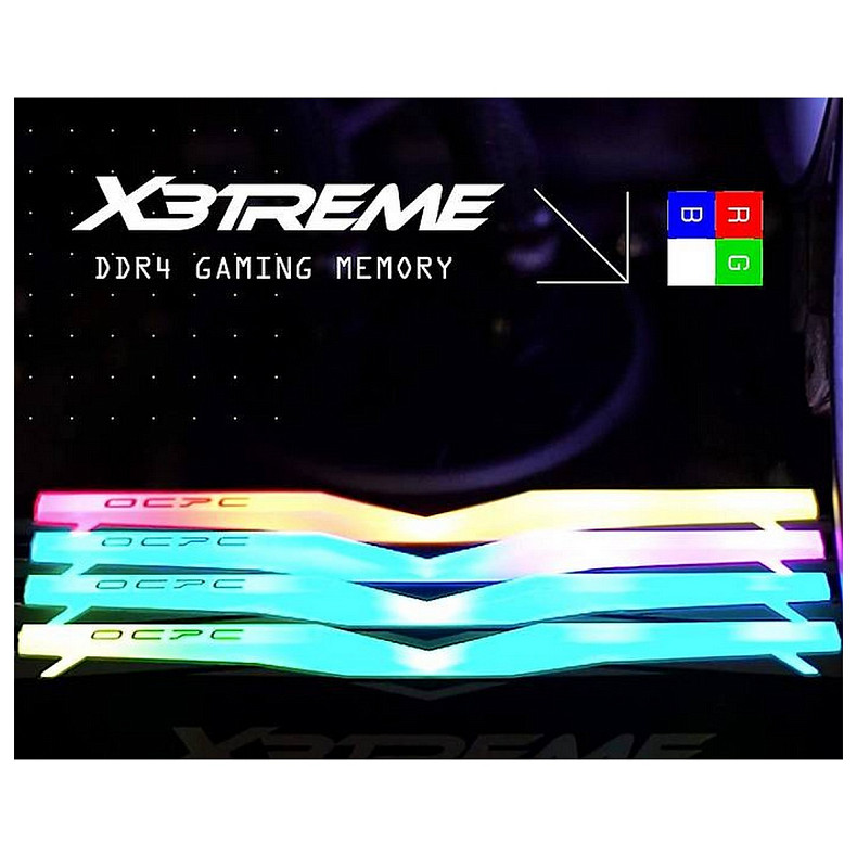 ОЗУ DDR4 16Gb 4000MHz (2*8Gb) OCPC X3 RGB Black Label, Kit