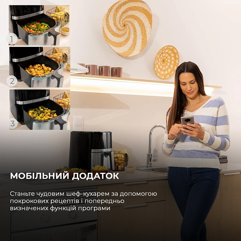 Мультипіч CECOTEC Cecofry Full InoxBlack 5500 Connected Acc Kit