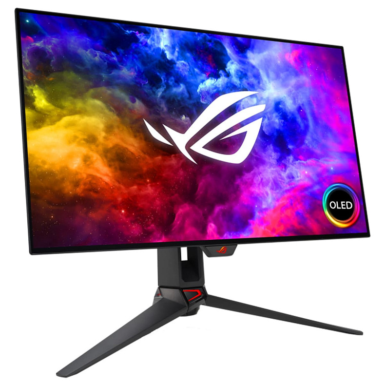 Монитор ASUS 26.5" ROG Swift PG27AQDM (90LM08Q0-B01A70 ) OLED Black 240Hz