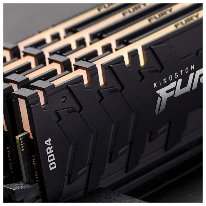 ОЗП для ПК Kingston DDR4 16GB 2666FURY Renegade Чорний