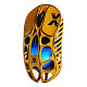 Миша GravaStar Mercury X Pro, 8K, BT/WL/USB-A, RGB, Battle-Worn Yellow