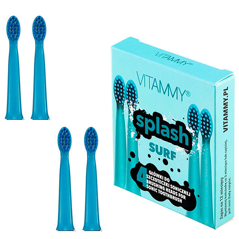 Головки для звуковой зубной щетки VITAMMY Splash surf