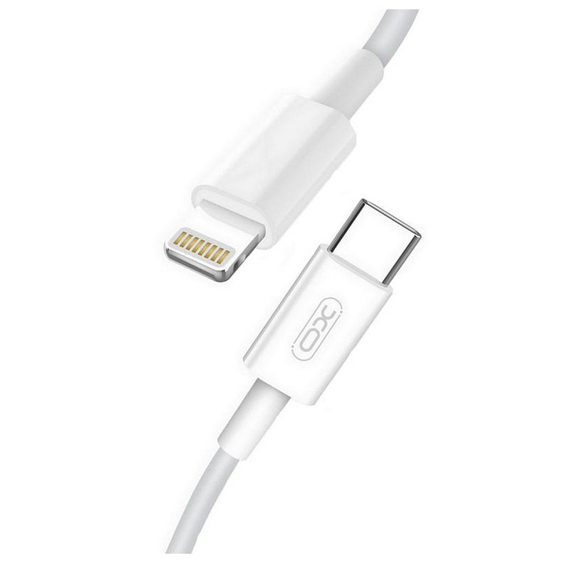 Кабель XO NB113 18W PD USB-C-Lightning, (M/M), 2A 1м White (6920680863846)