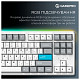 Клавиатура GamePro Asgard Ragnar Keychron Super Red Switch White (MK285WH)