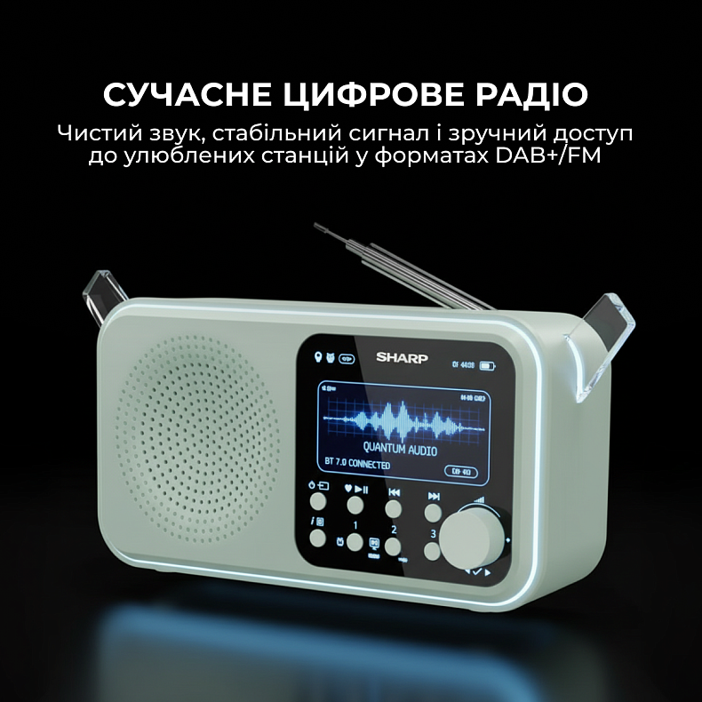 Радіоприймач Sharp DR-P420 Green