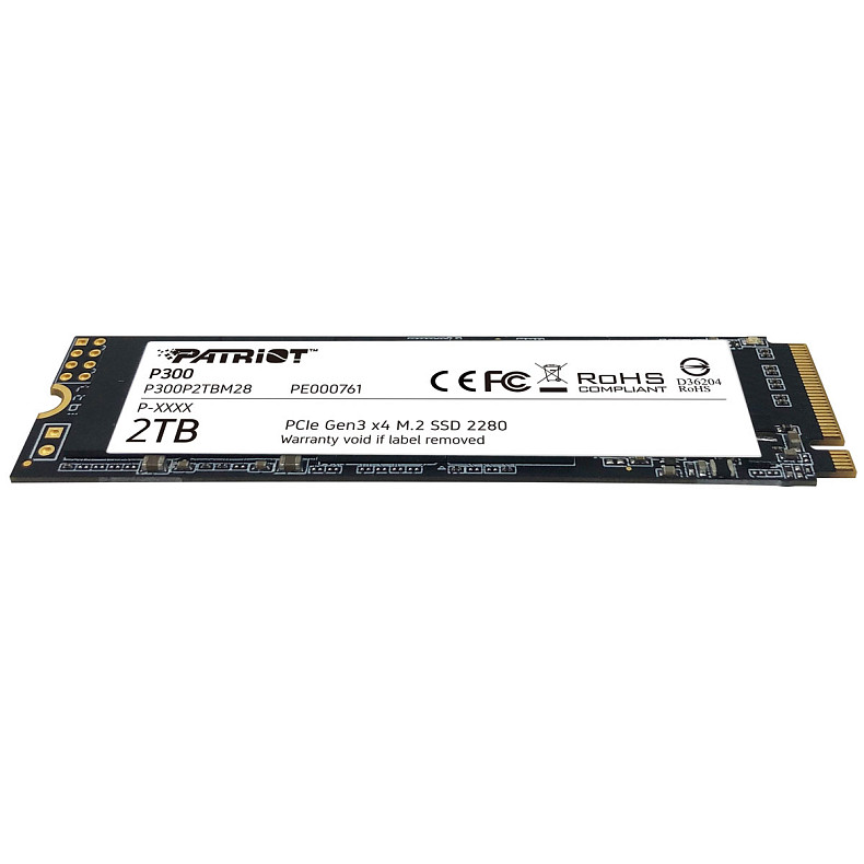 SSD диск Patriot M.2 NVMe PCIe 3.0 x4 2TB 2280 P300