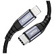 Кабель Choetech USB-C - Lightning, 1.2м (IP0039-BK)