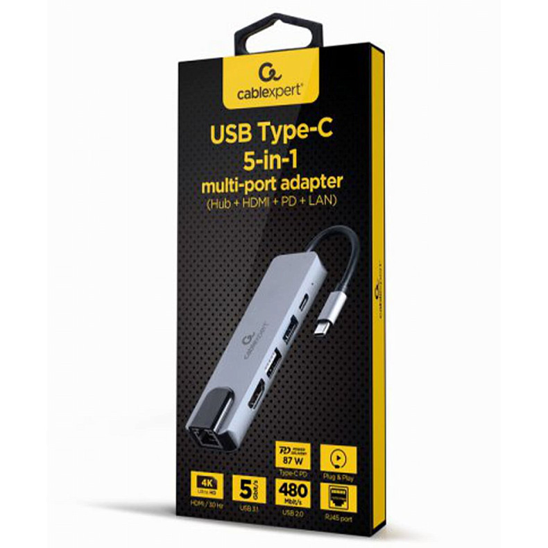 Док станція Cablexpert A-CM-COMBO5-04