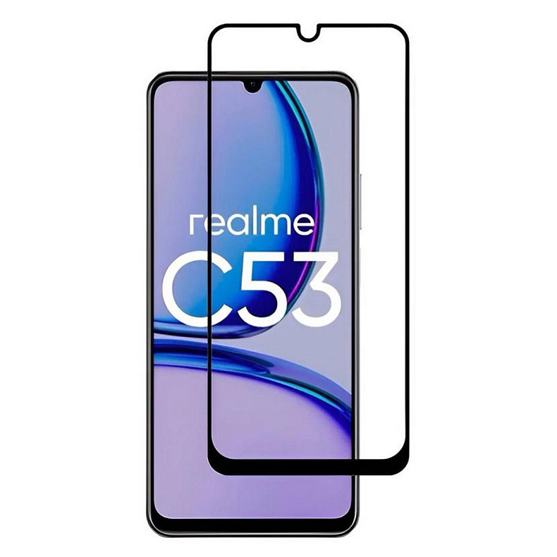 Защитное стекло BeCover для Realme C53 Black (710105)