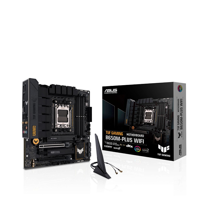 Материнская плата ASUS TUF GAMING B650M-E WIFI sAM5 B650 2xDDR5 M.2 HDMI DP Wi-Fi BT mATX