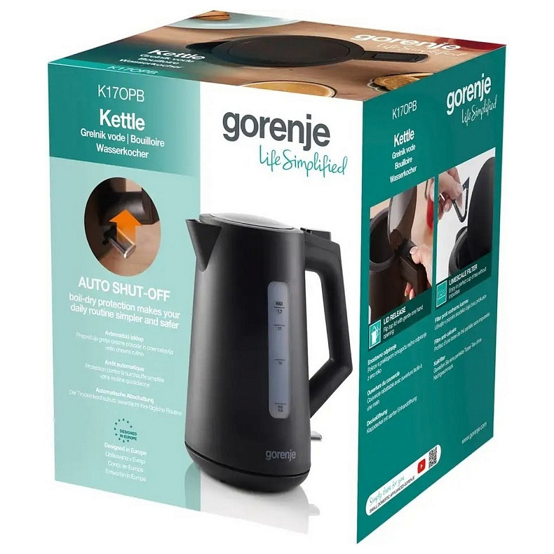 Електрочайник Gorenje K17OPB