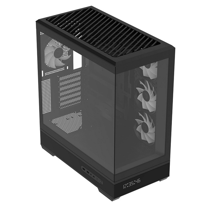 Корпус AeroCool P500B Digi-BK-v1 Black (ACCM-PN09143.11)