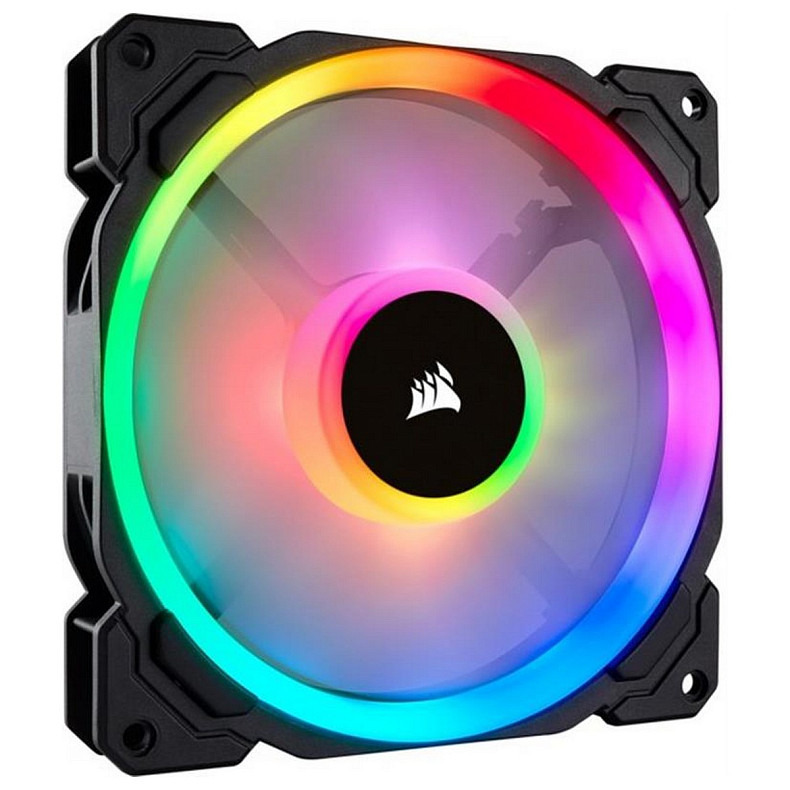 Вентилятор Corsair LL140 RGB Twin Pack (CO-9050074-WW), 140x140x25мм, 4-pin, Black