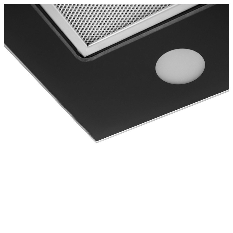 Витяжка Ardesto вбудована, 52см, 700м3ч, скло, 2х1Вт LED, кнопкове, чорний