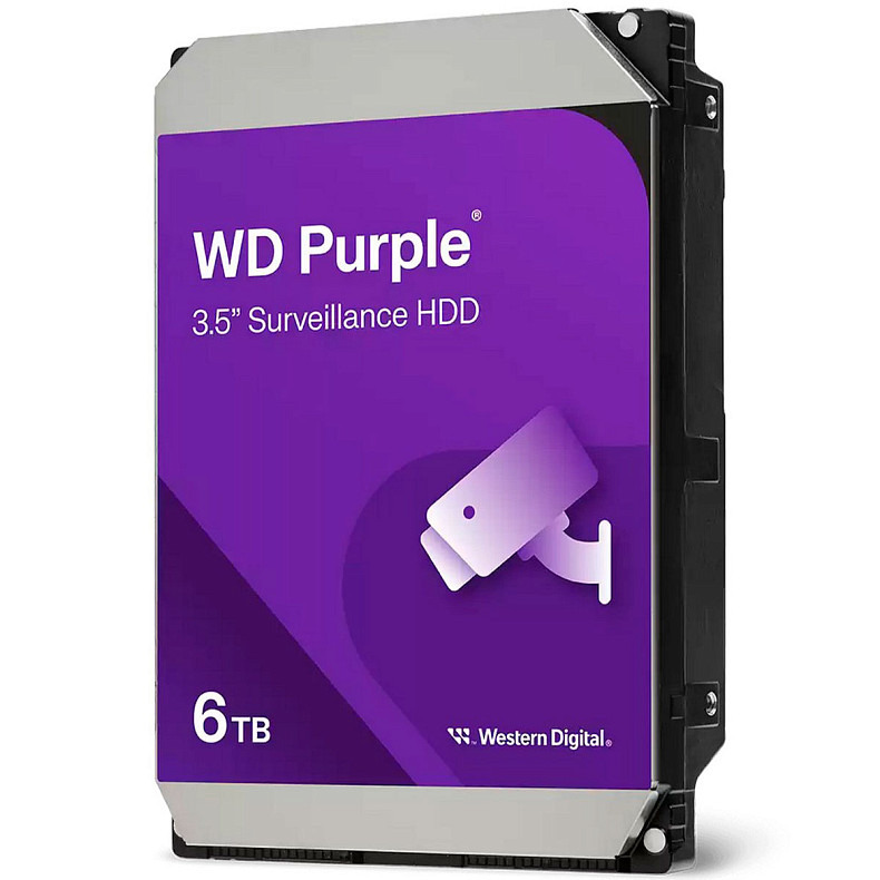 Жесткий диск WD Purple 6 TB (WD64PURZ)