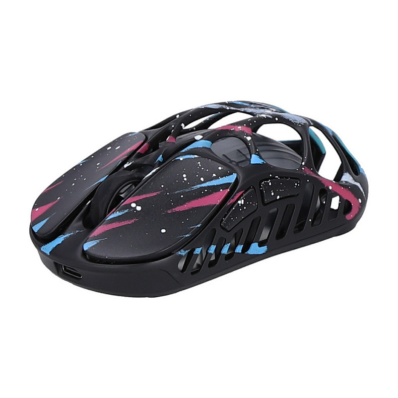 Миша GravaStar Mercury X Pro, 8K, BT/WL/USB-A, RGB, Neon Graffiti