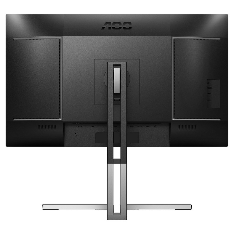 Монитор 27" AOC Q27U3CV, IPS, QHD, HDMI, DP, USB-C, RJ-45, USB-hub, HAS, Pivot, цв, черный