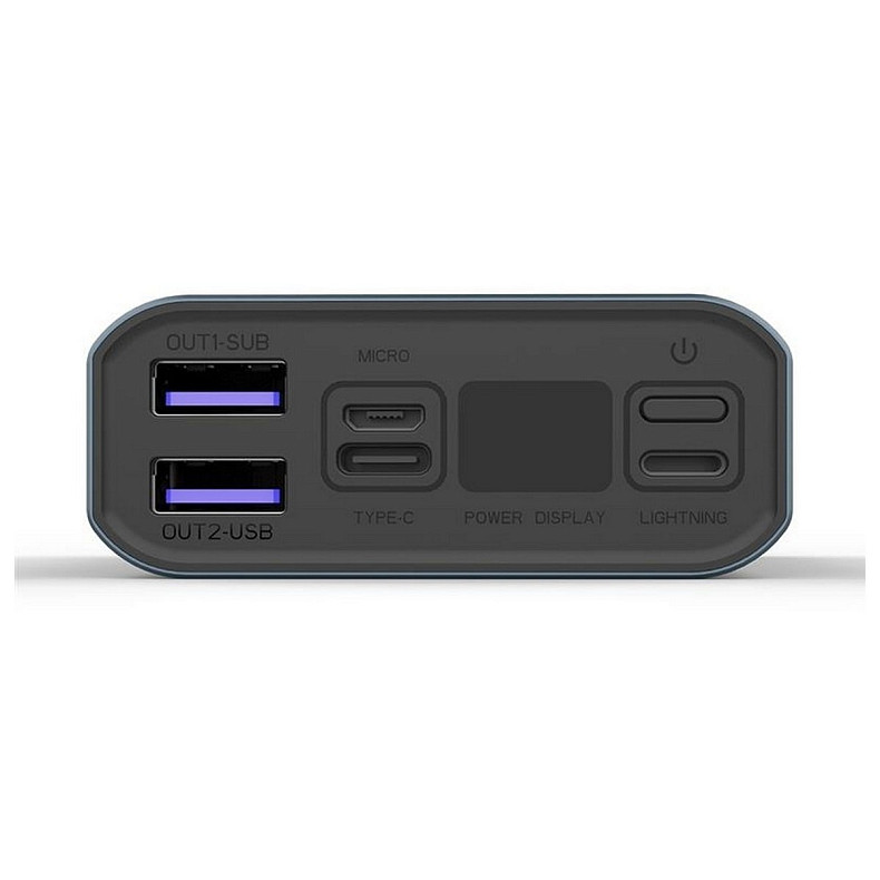 Универсальная мобильная батарея ColorWay 20000mAh Gray (CW-PB200LPH3GR-PDD)