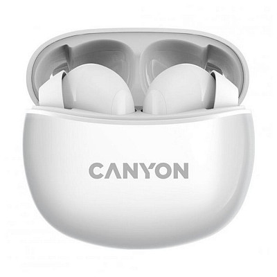 Bluetooth-гарнитура Canyon TWS-5 White (CNS-TWS5W)