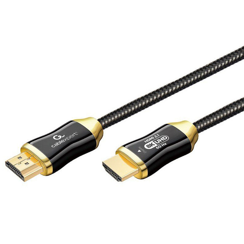 Кабель оптичний (AOC) HDMI V.2.1, 8К 60Гц/4К 120Гц, позолочені конектори, 20 м