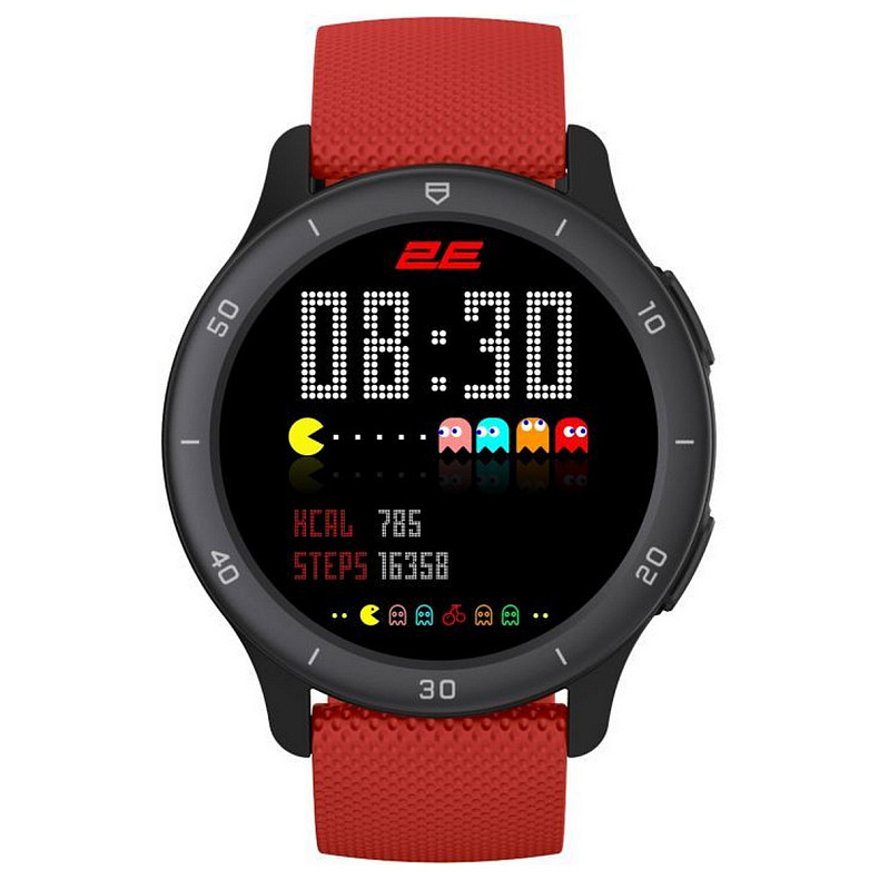Смарт-годинник 2E Motion GT2 47mm Black-Red (2E-CWW21BKRD)
